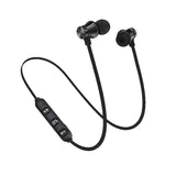 Fone de Ouvido Sem Fio Bluetooth XT-11 4.2 para Esportes, à prova d'água, com earbuds, colar magnético e microfone para smartphones