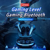 Lenovo GM2 Pro Fones de Ouvido Bluetooth 5.3: Fone de ouvido esportivo sem fio, intra-auricular, para jogos, com baixa latência, modo duplo, fones de ouvido musicais novos.