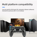 Controle sem fio com suporte para Bluetooth para SONY PS4, gamepad sem fio para PlayStation 4, joystick para PS4, PC e Android.