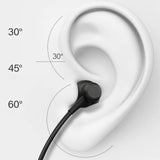 Fones de Ouvido Neckband IPX5 À Prova de Suor, Estéreo 9D com Cancelamento de Ruído, para Corrida ao Ar Livre, Treinos e Esportes