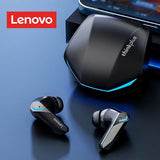 Lenovo GM2 Pro Fones de Ouvido Bluetooth 5.3: Fone de ouvido esportivo sem fio, intra-auricular, para jogos, com baixa latência, modo duplo, fones de ouvido musicais novos.